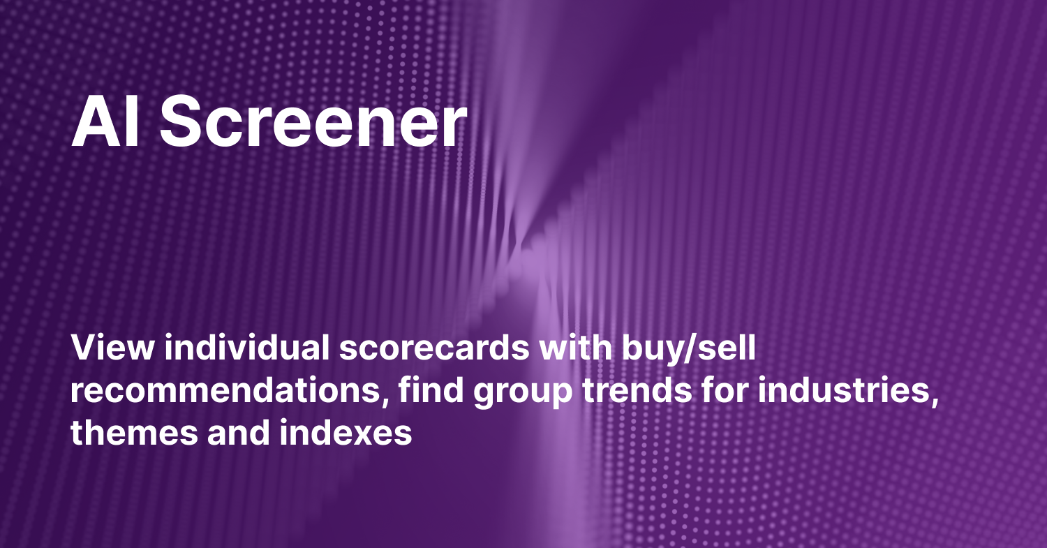 AI Stock Screener - Tickeron | Best Investment Opportunities