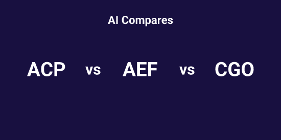 ACP or AEF or CGO - Pick the Best tool | Tickeron