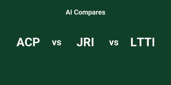 ACP or JRI or LTTI - Pick the Best tool | Tickeron
