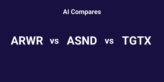 ARWR or ASND or TGTX - Pick the Best tool | Tickeron