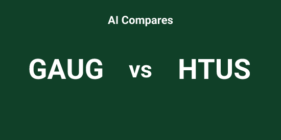GAUG vs HTUS - Comparison tool | Tickeron