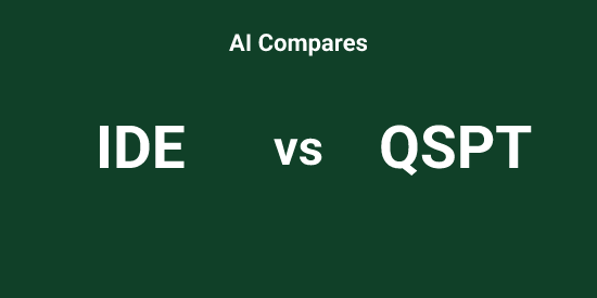 IDE vs QSPT - Comparison tool | Tickeron