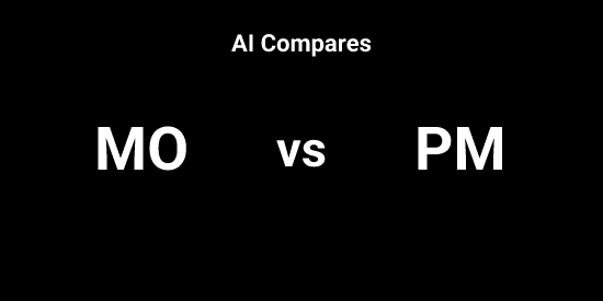 mo vs. pm tobacco industry comparison MO vs PM - Comparison tool
