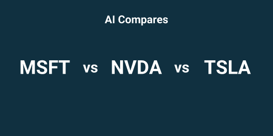 MSFT or NVDA or TSLA - Pick the Best tool | Tickeron