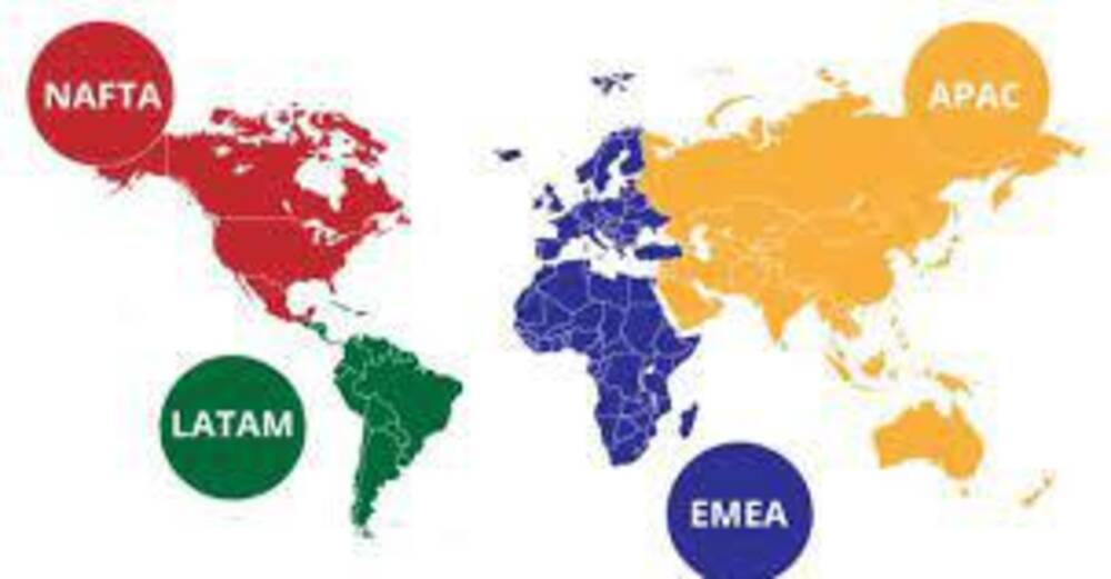 What does EMEA stand for, and which countries are included in it?