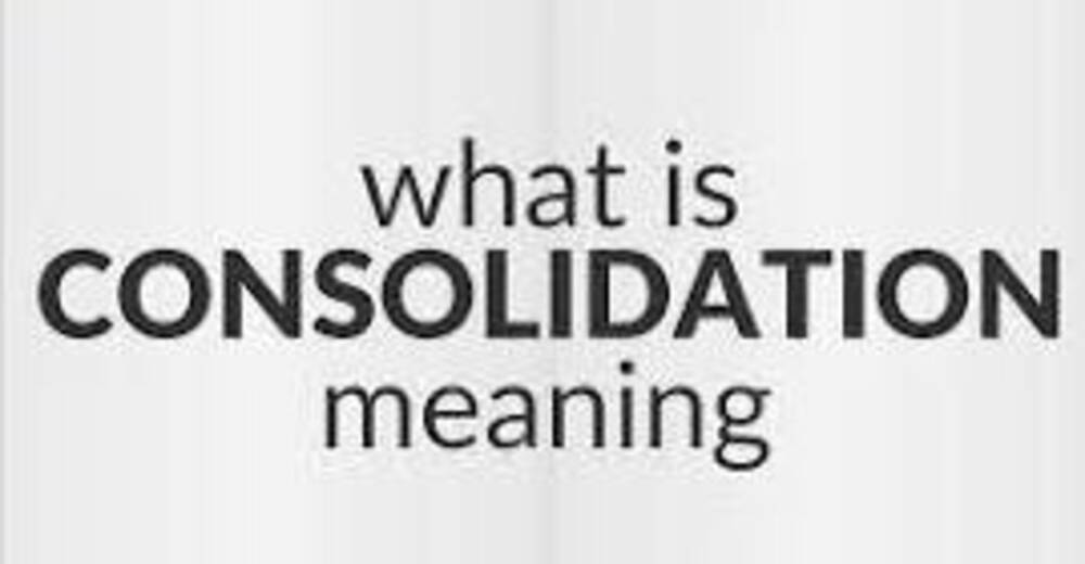 What is the definition of consolidation?