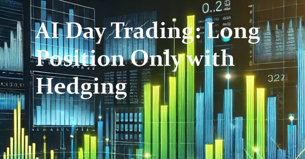 AI Day Trading: Long Position Only with Hedging