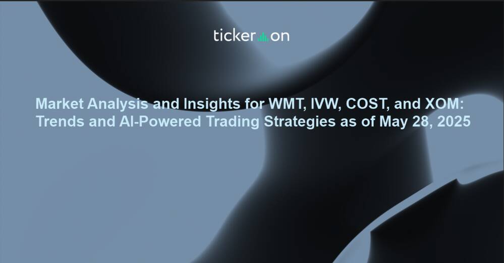 Market Analysis and Insights for WMT, IVW, COST, and XOM: Trends and AI-Powered Trading Strategies as of May 28, 2025