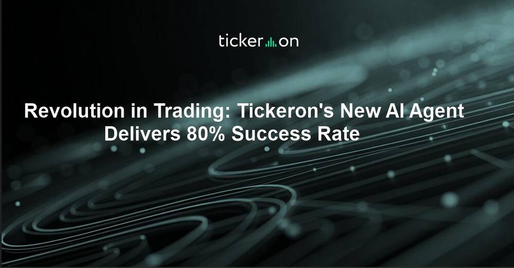Revolution in Trading: Tickeron's New AI Agent Delivers 80% Success Rate