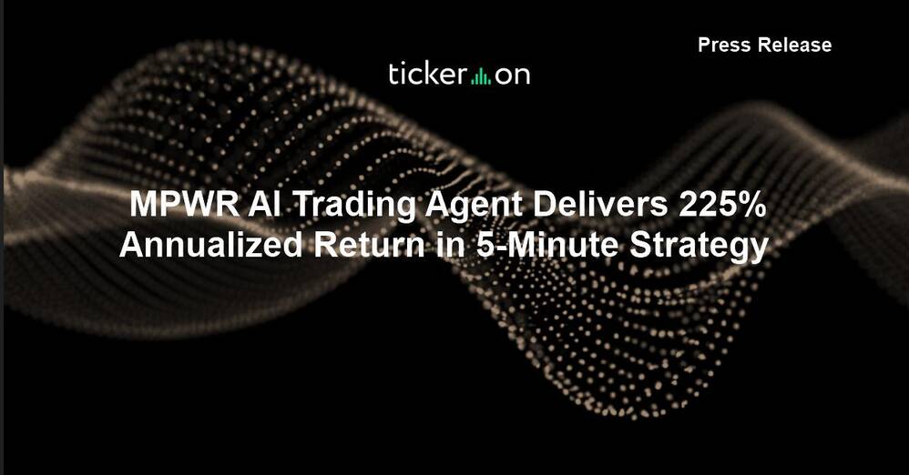 MPWR AI Trading Agent Delivers 225% Annualized Return in 5-Minute Strategy