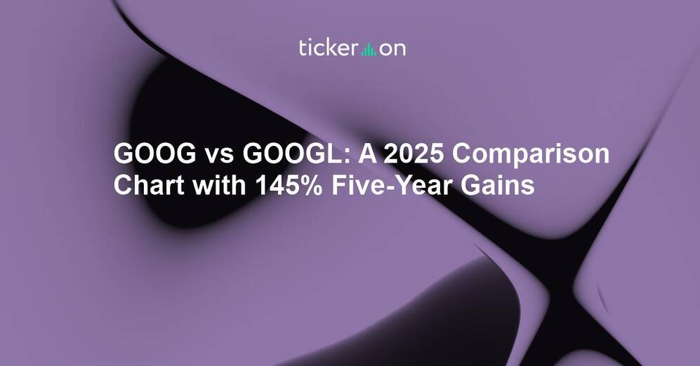 GOOG vs GOOGL: A 2025 Comparison Chart with 145% Five-Year Gains
