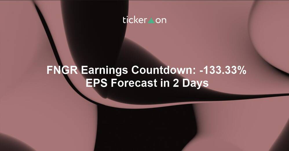 FNGR Earnings Countdown: -133.33% EPS Forecast in 2 Days