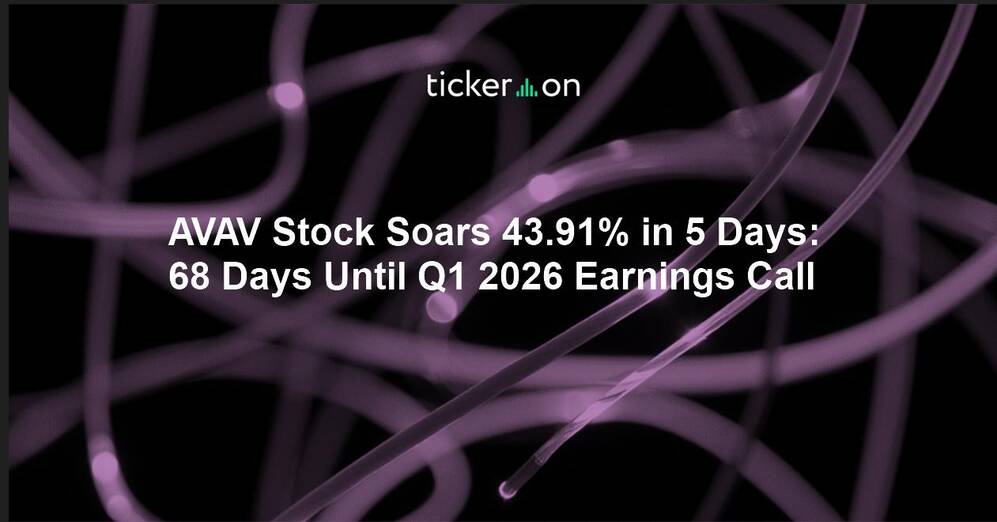 AVAV Stock Soars 43.91% in 5 Days: 68 Days Until Q1 2026 Earnings Call