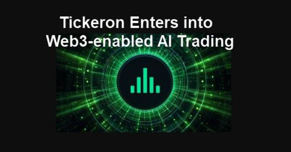 Tickeron Enters into Web3-enabled AI Trading