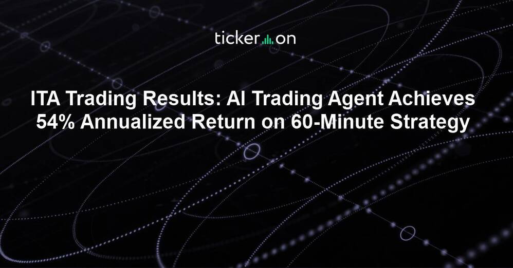ITA Trading Results: AI Trading Agent Achieves 54% Annualized Return on 60-Minute Strategy