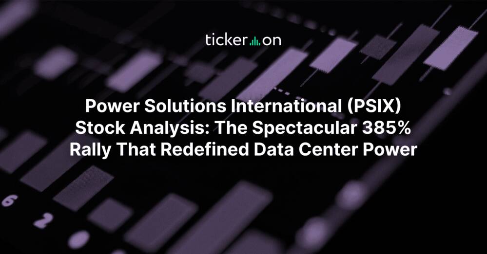 Power Solutions International (PSIX) Stock Analysis: The Spectacular 385% Rally That Redefined Data Center Power