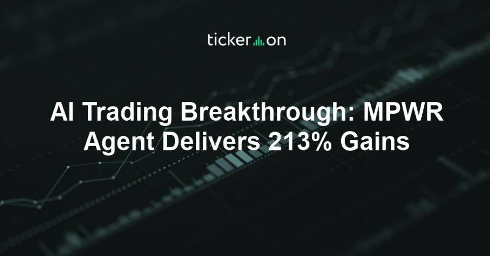 AI Trading Breakthrough: MPWR Agent Delivers 213% Gains