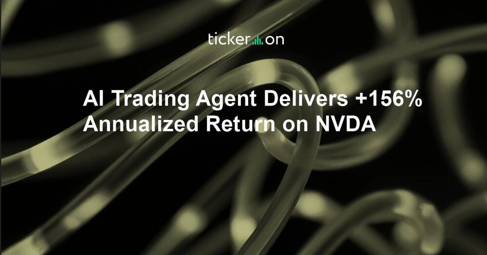 AI Trading Agent Delivers +156% Annualized Return on NVDA
