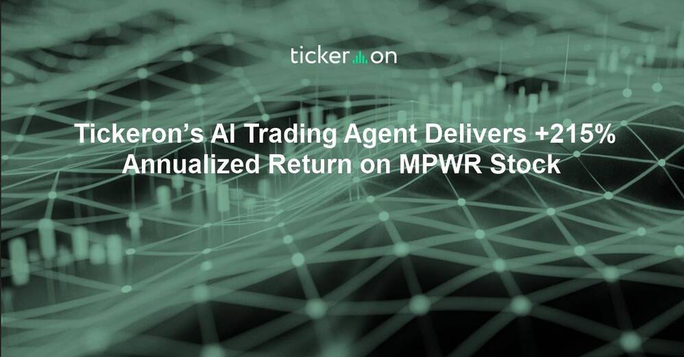Tickeron’s AI Trading Agent Delivers +215% Annualized Return on MPWR Stock