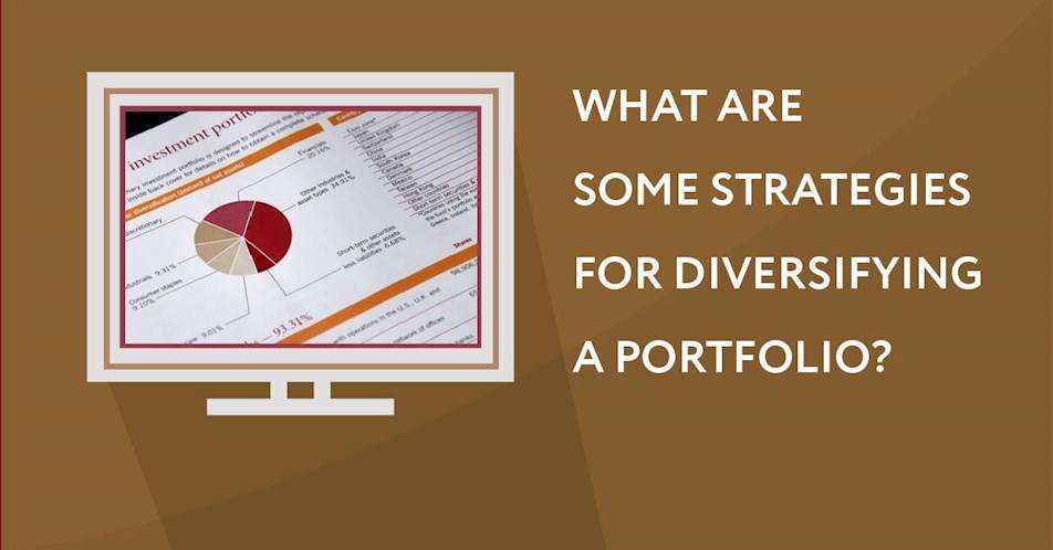 What are some strategies for diversifying a portfolio?