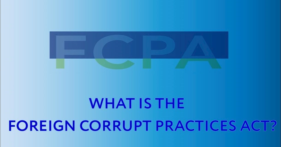 What is the foreign corrupt practices act?
