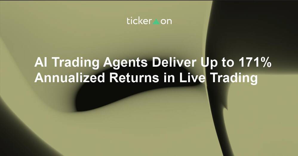 AI Trading Agents Deliver Up to 171% Annualized Returns in Live Trading