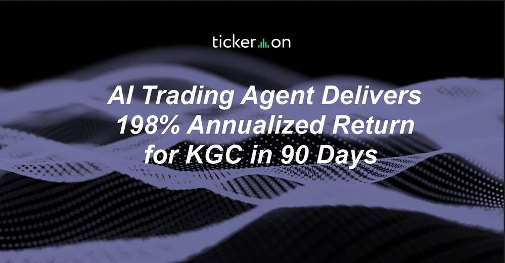 AI Trading Agent Delivers 198% Annualized Return for KGC in 90 Days