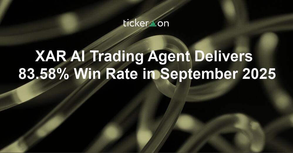 XAR AI Trading Agent Delivers 83.58% Win Rate in September 2025
