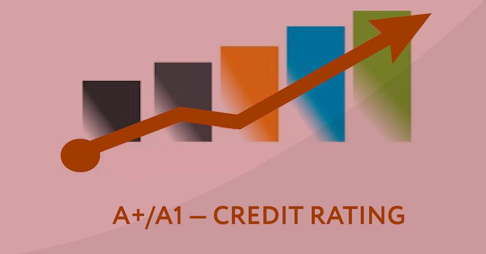 A+/A1 — credit rating