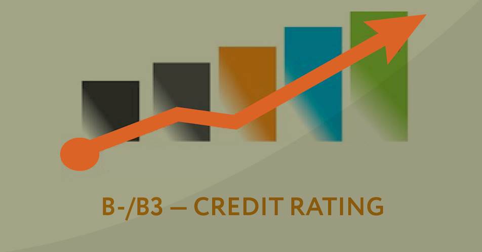 B-/B3 — credit rating