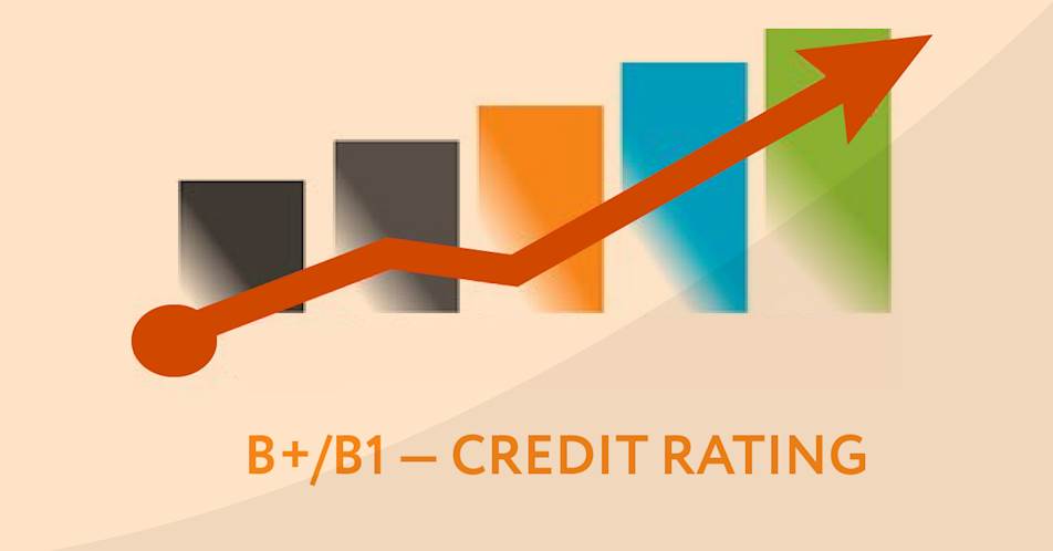 B+/B1 — credit rating