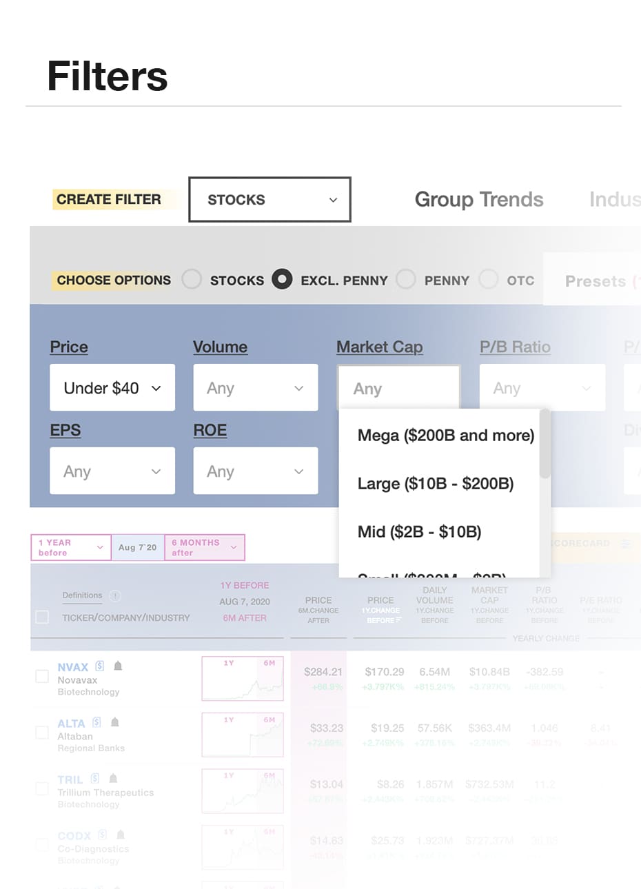 AI Screener Filters